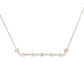 Genuine .05ct Diamond Fashion Pendants 14KT White Gold
