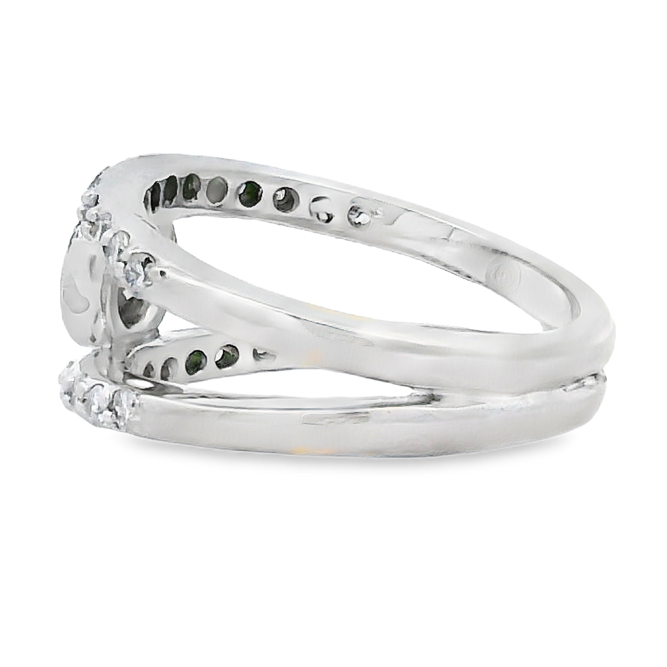 Natural .90ct Diamond Diamond Ring 14KT White Gold