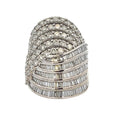 Natural 4.00ct Diamond Ring 10KT White Gold