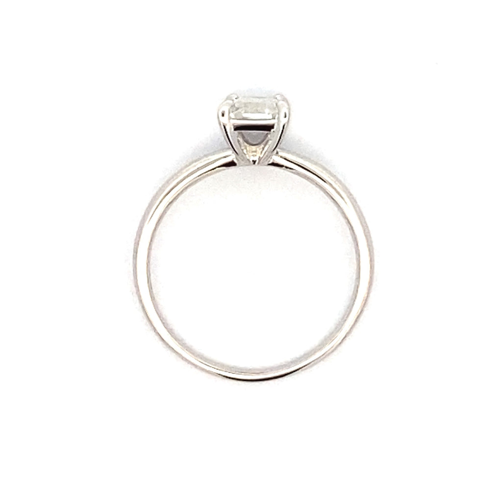 Natural .98ct Moissanite  Sterling Silver