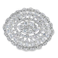 Genuine .85ct Diamond Ring 14KT White Gold
