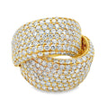 Genuine 5.65ct Diamond Ring 18KT Yellow Gold