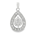 Genuine .25ct Diamond Fashion Pendants 10KT White Gold