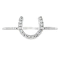 Natural .10ct Diamond Ring 14KT White Gold