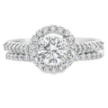 Genuine Cubic Zirconia CZ SS Bridal Sterling Silver