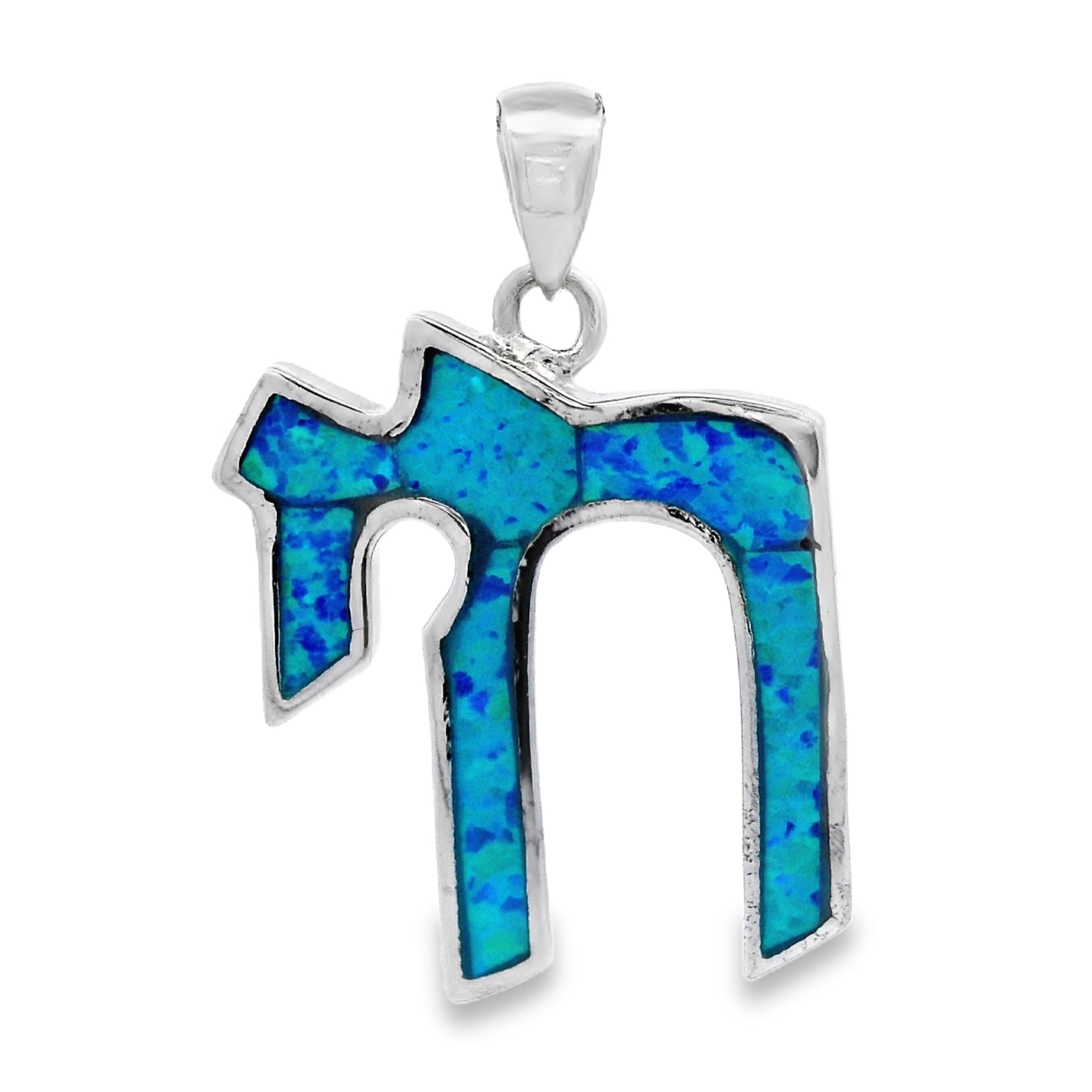 Natural Created Opal Fashion Pendants Sterling Silver
