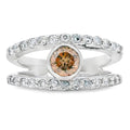 Natural .90ct Diamond Diamond Ring 14KT White Gold