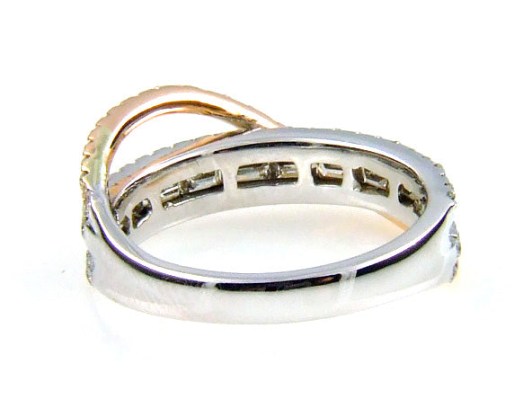 Natural 1.00ct Diamond Ring 14KT White Gold
