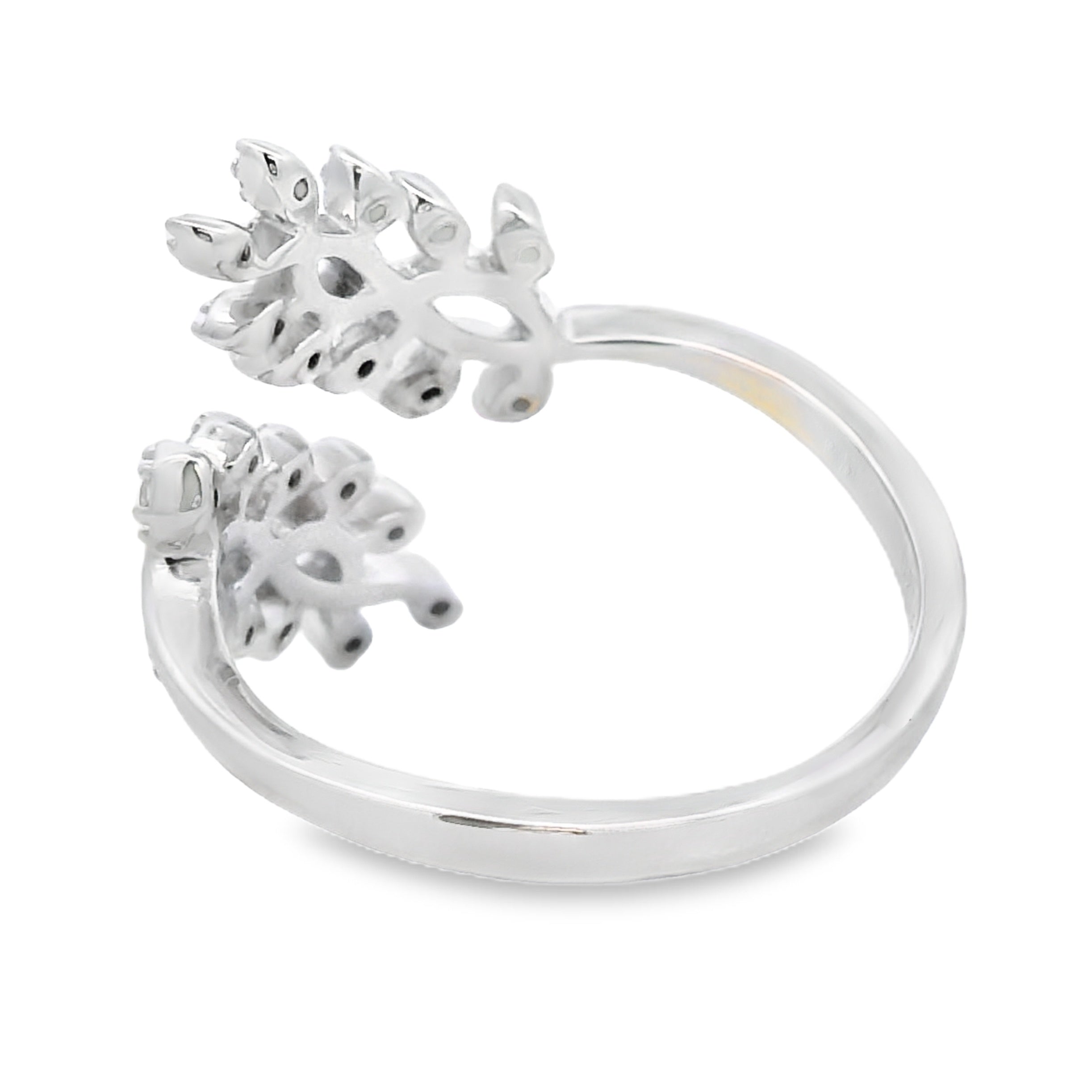 Genuine .10ct Diamond Ring Sterling Silver