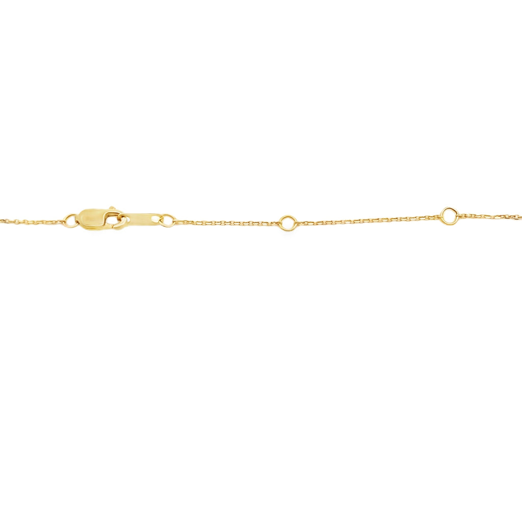 Natural .04ct Diamond Fashion Pendants 10KT Yellow Gold