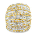 Natural 2.75ct Diamond Ring 14KT Yellow Gold