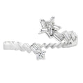 Natural .17ct Diamond Ring 14KT White Gold