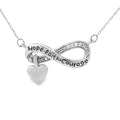 Natural .04ct Diamond Fashion Pendants Sterling Silver