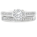 Genuine Cubic Zirconia CZ SS Bridal Sterling Silver