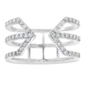 Genuine .50ct Diamond Ring 10KT White Gold