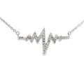 Genuine .17ct Diamond Fashion Pendants Sterling Silver