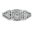 Genuine .50ct Diamond Ring 10KT White Gold