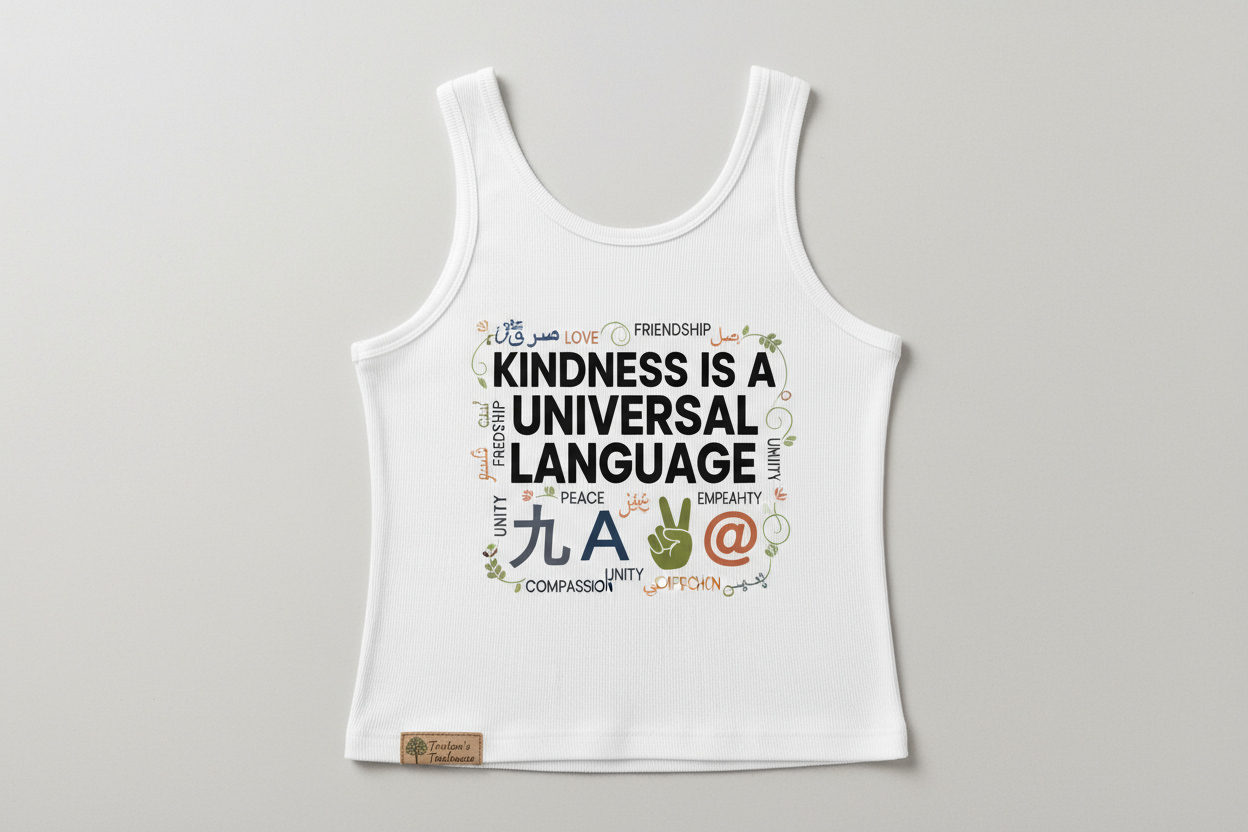 Kindness Tank Top Mockup