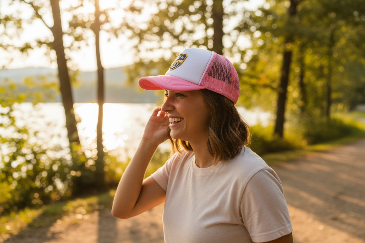 PEACE Trucker Hat Lifestyle